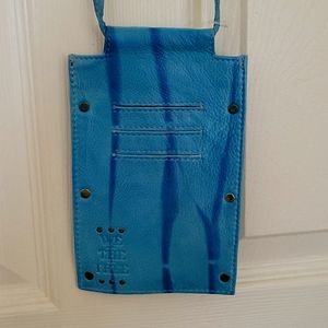 NWT "We The Free" Blue Tie-Dye Leather Mini Crossbody Purse (2 Available)